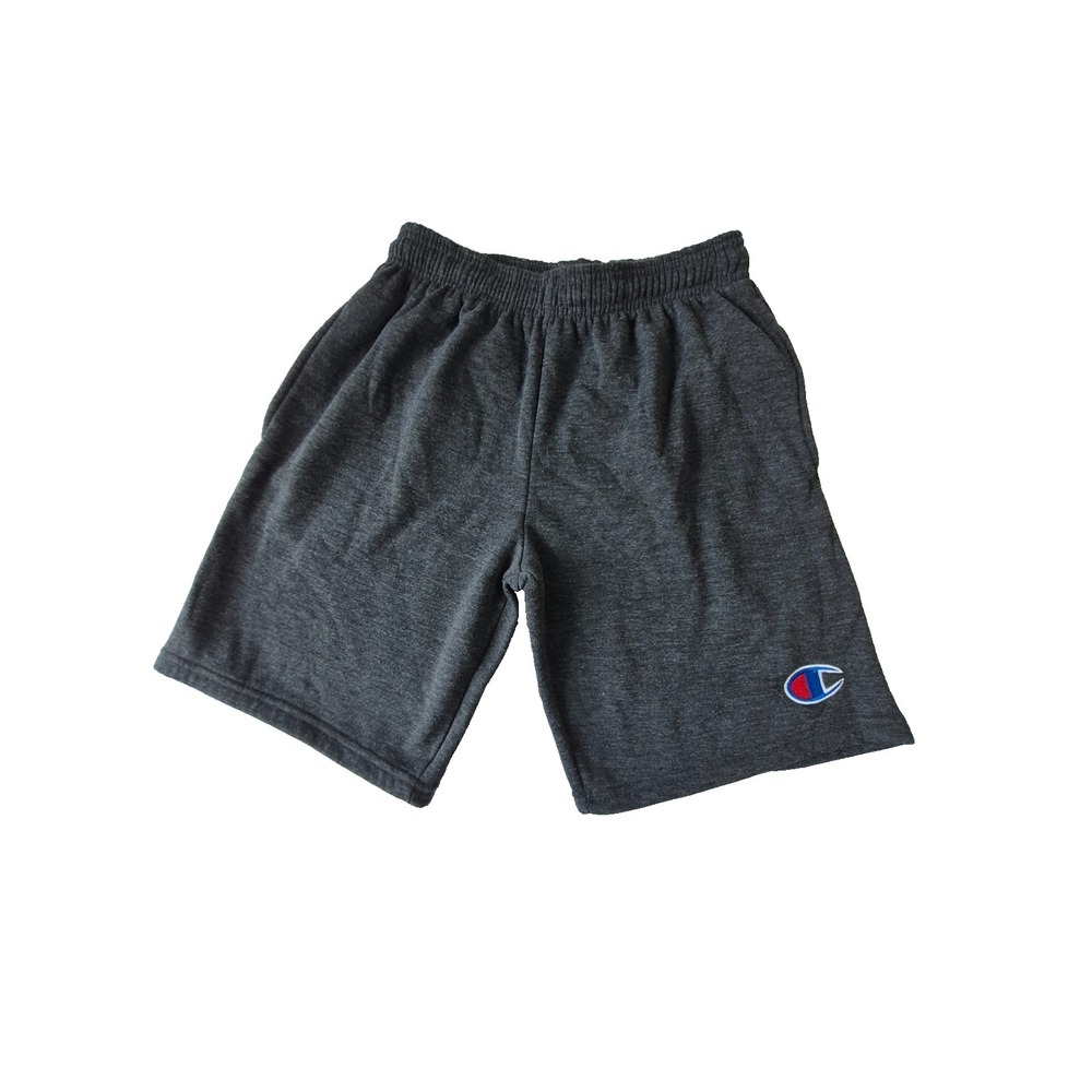 Champion Athletic Shorts Mens Medium Gray Logo Active Gym Training Lounge Shorts